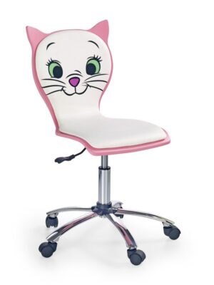 Dětská židle na kolečkách KITTY 2 — ekokůže